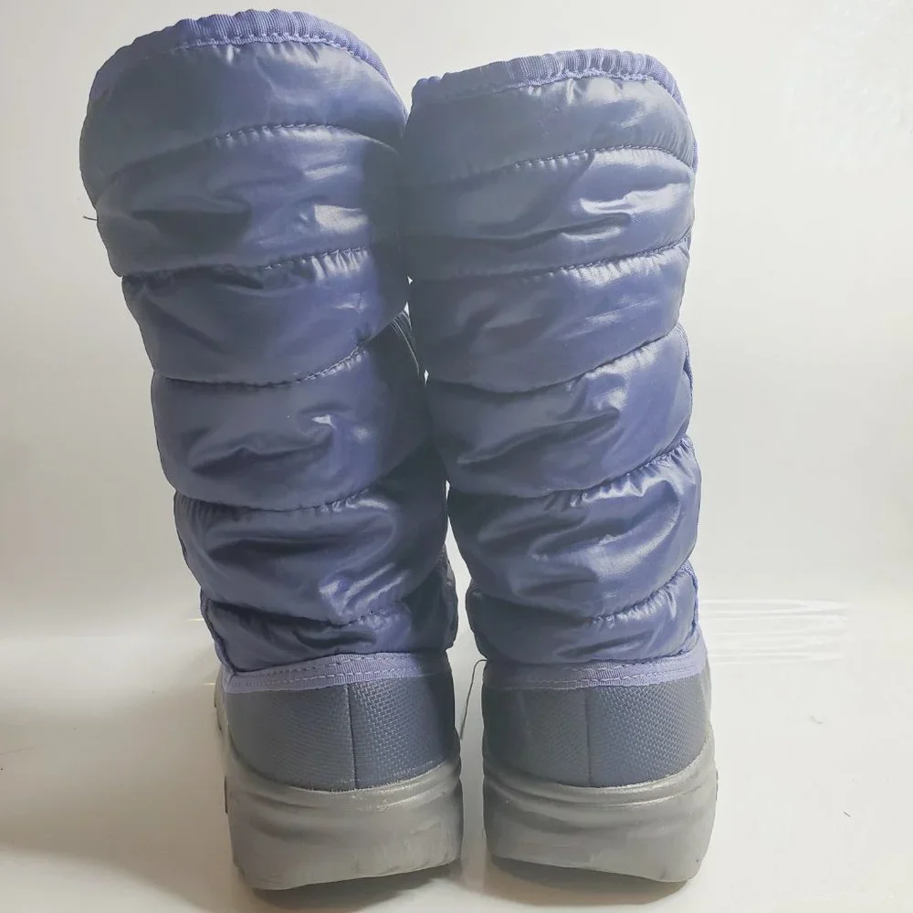 The North Face Girl's Purple Amore Mid-Calf Outdoor Winter Snow Boots Size 5